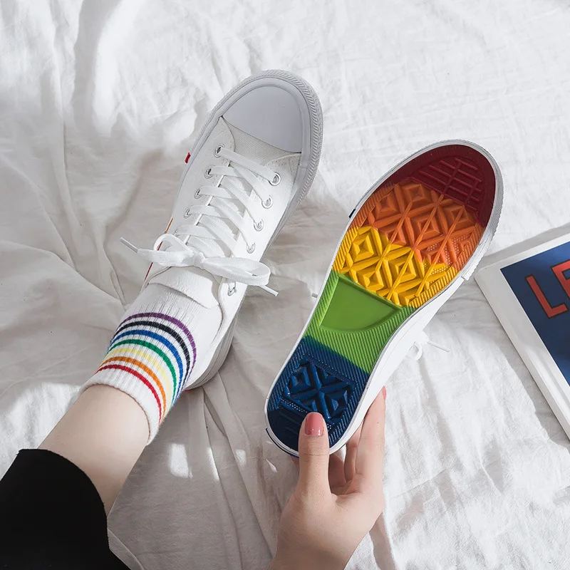 sh11535a Women's Fashion 2021 Vulcanized Shoes Sneakers New Rainbow Retro Canvas Shoes Flat 2021
sh11535a Women's Fashion 2021 Vulcanized Shoes Sneakers New Rainbow Retro Canvas Shoes Flat 2021