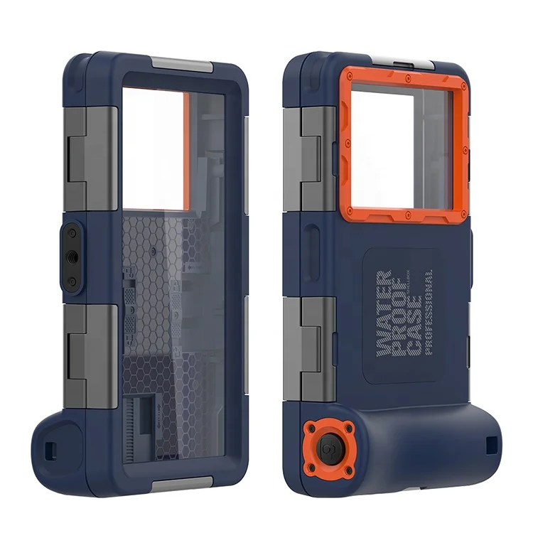 Shellbox Professional 50ft Universal Waterproof Diving Phone Case For All Samsung iPhone Huawei Series For Diving With Lanyard, Dark blue or custom
Shellbox Professional 50ft Universal Waterproof Diving Phone Case For All Samsung iPhone Huawei Series For Diving With Lanyard, Dark blue or custom
