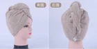 Promotional wholesale new fashion super absorbent quick drying microfiber fabric head towel wrap turban for women