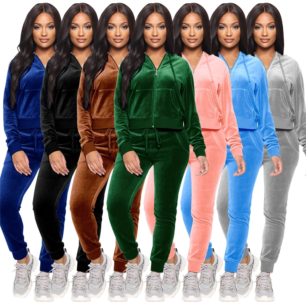 EB-20082804 2021 Winter Women Velvet Velour Suit Two Piece Sets Jogging Tracksuits Wholesale Leggings 2 Piece
EB-20082804 2021 Winter Women Velvet Velour Suit Two Piece Sets Jogging Tracksuits Wholesale Leggings 2 Piece