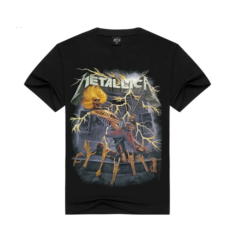 Hot Sales Cheap 100% Cotton Rock Style Black Tee Skull Print Short Sleeve Shirt Men's T-shirt
Hot Sales Cheap 100% Cotton Rock Style Black Tee Skull Print Short Sleeve Shirt Men's T-shirt