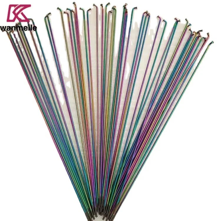 China factory wholesale gr5 titanium bicycle spoke dia2.0x215mm, Metallic black color, rainbow color
China factory wholesale gr5 titanium bicycle spoke dia2.0x215mm, Metallic black color, rainbow color