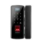 Eseye High Recognition Fingerprint Glass Door Lock Access Control with Display LED
