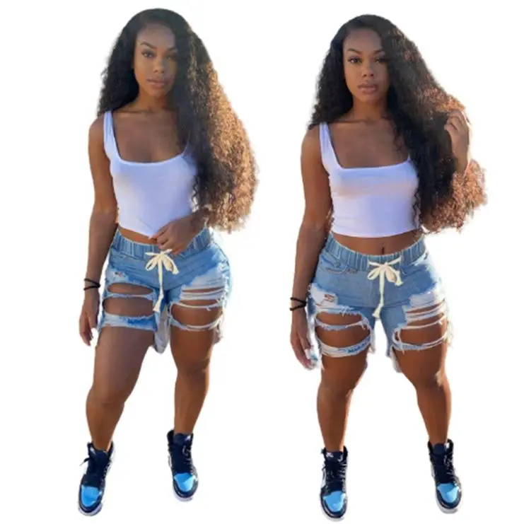 MOEN High Quality Streetwear Fashion Womens Shorts 2021 Casual Ripped Drawstring Shorts Pants Jeans
MOEN High Quality Streetwear Fashion Womens Shorts 2021 Casual Ripped Drawstring Shorts Pants Jeans