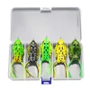Soft Fishing Lure Kit with Tackle Box for Bass Pike Snakehead Dogfish Musky fishing products Topwater Frog Lures