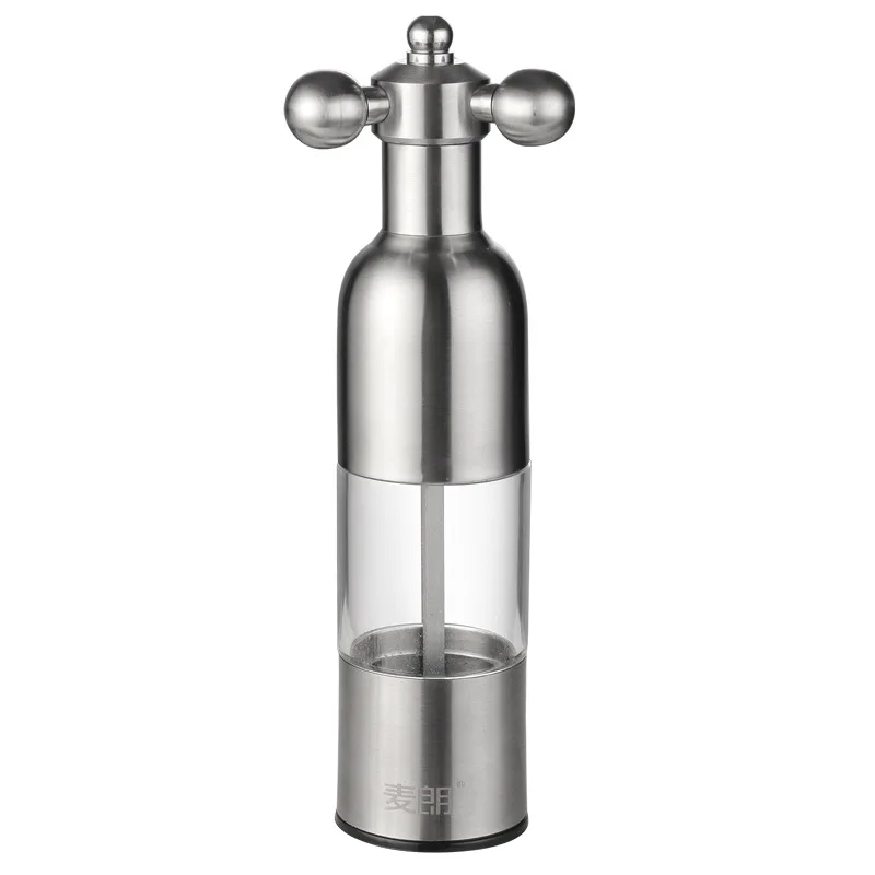 BB013 Wholesale Stainless Steel Ceramic Core Pepper and Pepper Powder Grinder Kitchen Manual Seasoning Grinding Bottle, As picture
BB013 Wholesale Stainless Steel Ceramic Core Pepper and Pepper Powder Grinder Kitchen Manual Seasoning Grinding Bottle, As picture