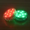 10 leds IP68 waterproof led light submersible with remote control