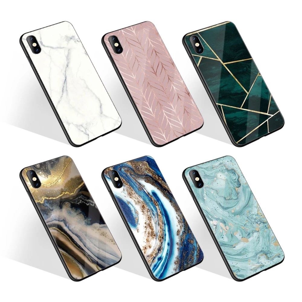 China Factory Supply Durable New Fashion Custom Luxury Marble Tempered Glass Phone Cover For Redmi Note 8 Pro For Meizu 16s Pro
China Factory Supply Durable New Fashion Custom Luxury Marble Tempered Glass Phone Cover For Redmi Note 8 Pro For Meizu 16s Pro