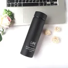 Temperature Display 304 stainless steel thermos insert flask with cup for travel