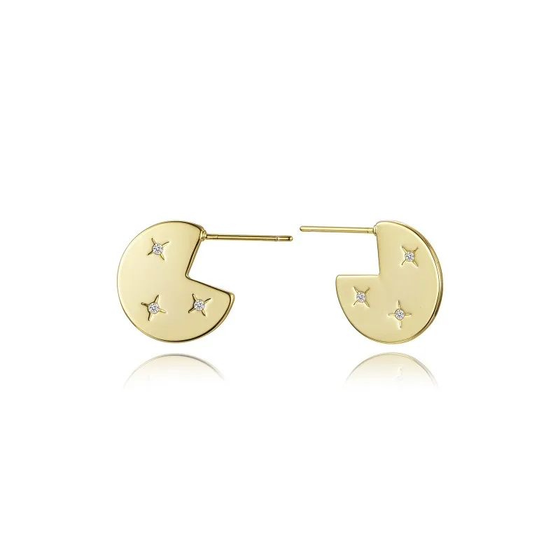 KE50C Unique Design Cute Minimalist Stud Round Stud Woman Earrings Luxury Cubic Zircon 14K Gold Plated Earrings
KE50C Unique Design Cute Minimalist Stud Round Stud Woman Earrings Luxury Cubic Zircon 14K Gold Plated Earrings