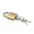 Gold color KA and KD keys thin 40mm brass padlock