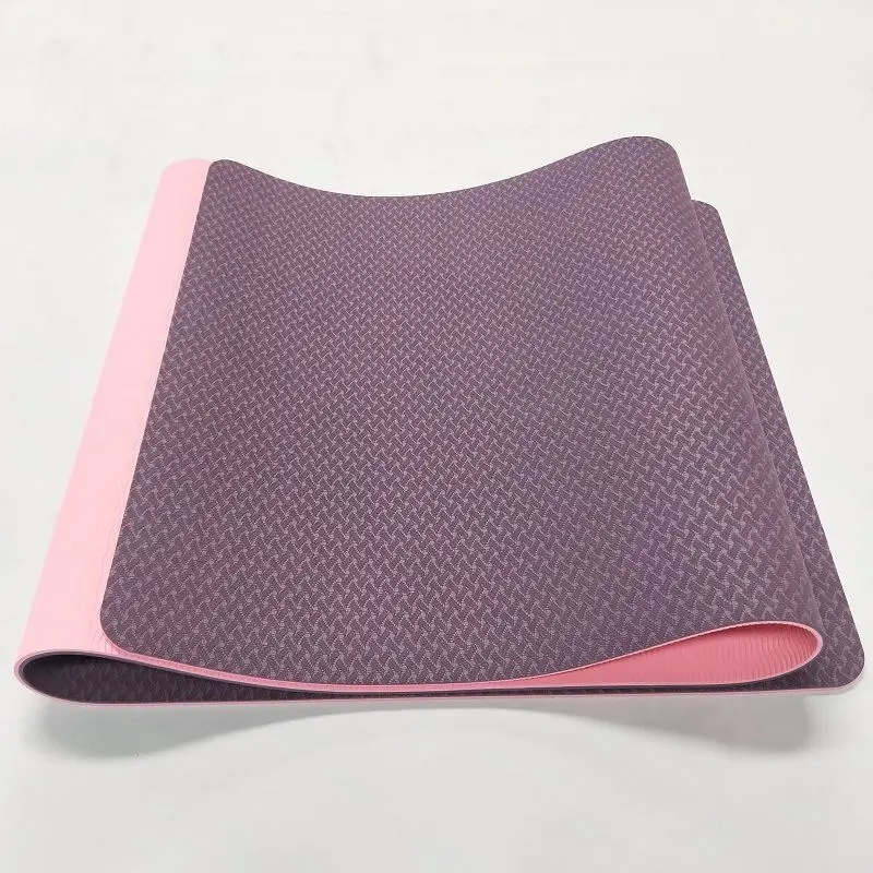 

Hot Sale comfortable portable tasteless single tpe yoga mat From China, As pictures show, or customized