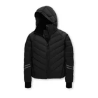 2019 new short slim hooded zipper white duck down ladies winter coats women lightweight Bomber jacket