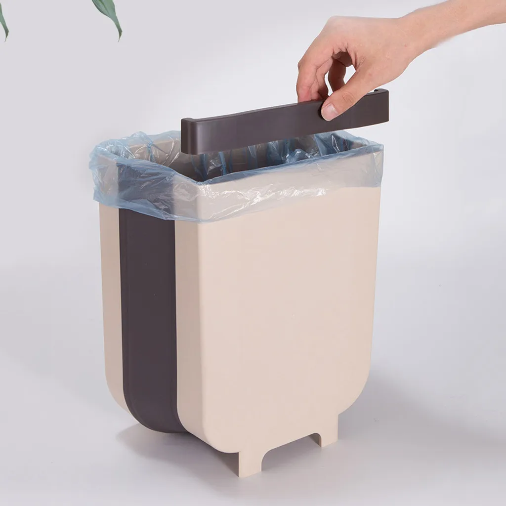 Kitchen Cabinet Door Hanging Trash Can Garbage Can Folding Waste Bins Kitchen Hanging Collapsible Dry Wet Separation Trash Can, As photo
Kitchen Cabinet Door Hanging Trash Can Garbage Can Folding Waste Bins Kitchen Hanging Collapsible Dry Wet Separation Trash Can, As photo