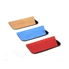 Maofar New High Fashion Custom Red Blue Pu Leather Sunglasses Pouch Bag