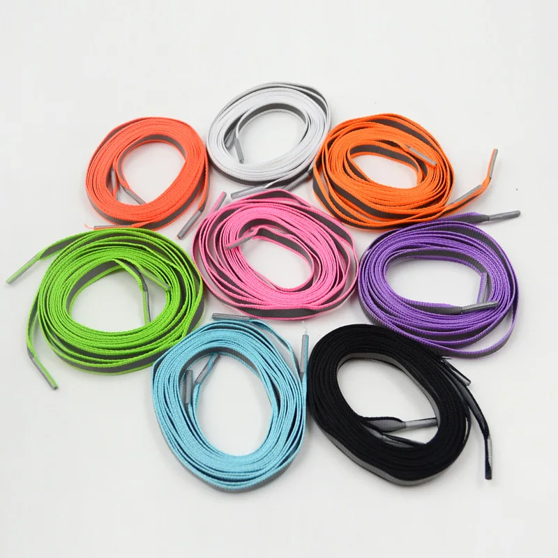 light at night wholesale shoelaces used formal shoes lace running laces sneaker flat reflective shoelaces, Black, white, purple, blue,orange muti-color
light at night wholesale shoelaces used formal shoes lace running laces sneaker flat reflective shoelaces, Black, white, purple, blue,orange muti-color
