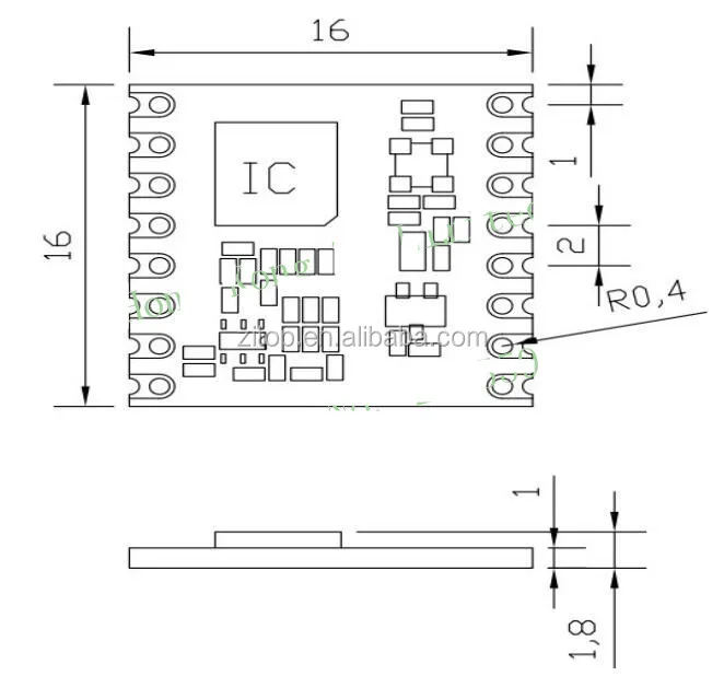 RFM95W 20dBm 100mW 868Mhz 915Mhz DSSS spread spectrum wireless transceiver module SX1276 SMD lora module mass in stock 868 915 M - ANKUX.COM