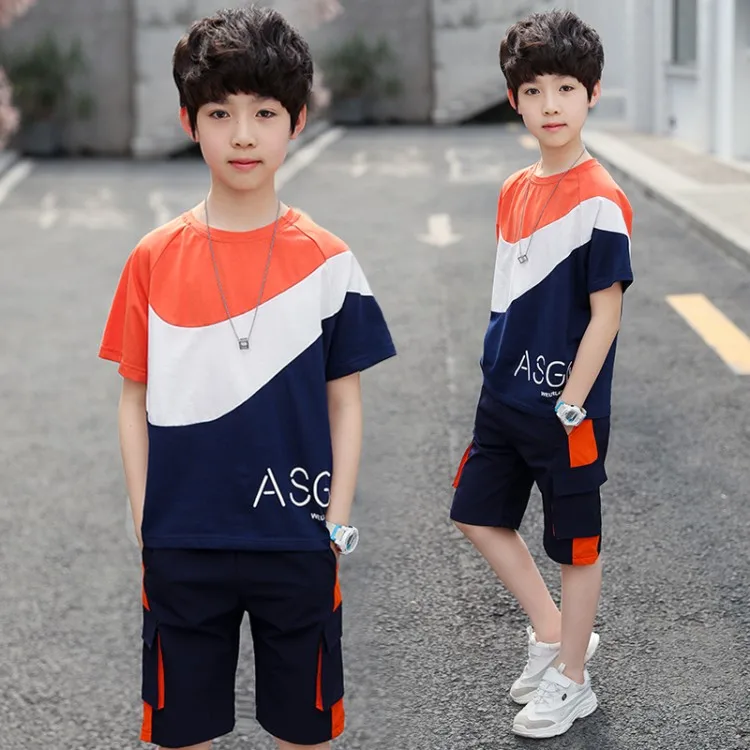 mysweeby wholesale New arrival casual boys summer set short sleeve T shirts shorts pants 2 Pieces kids wear boy's Clothing Sets, As picture
mysweeby wholesale New arrival casual boys summer set short sleeve T shirts shorts pants 2 Pieces kids wear boy's Clothing Sets, As picture
