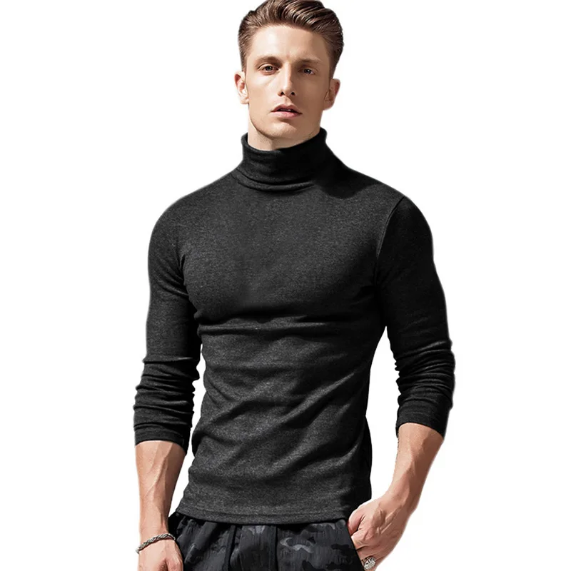 Winter Premium Men's Turtleneck Pullover Full Long Sleeves Bottomed Tee Gym Exercise Activewear Slim Shirts
Winter Premium Men's Turtleneck Pullover Full Long Sleeves Bottomed Tee Gym Exercise Activewear Slim Shirts