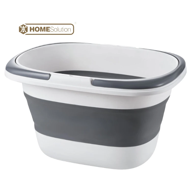 Save Space Multi-purpose Bathroom Silicone Plastic Foldable Storage Laundry Basket Collapsible, Grey blue pink
Save Space Multi-purpose Bathroom Silicone Plastic Foldable Storage Laundry Basket Collapsible, Grey blue pink