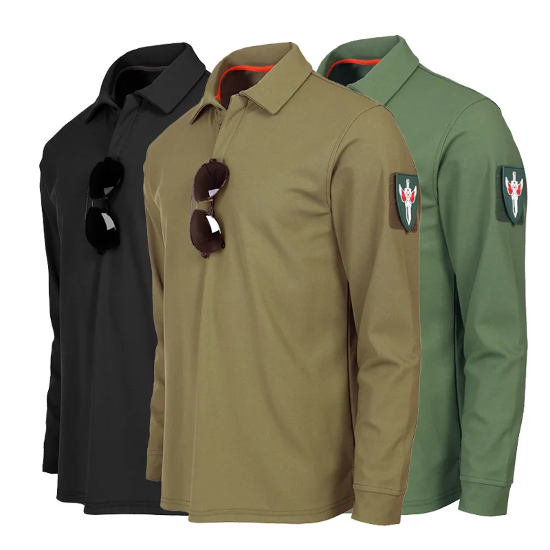 Men's Breathable Pique Fabric Polo Army Tactical Combat long Shirt Hiking Hunting Military Training Polo long Shirt
Men's Breathable Pique Fabric Polo Army Tactical Combat long Shirt Hiking Hunting Military Training Polo long Shirt