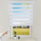 High quality Remote Control Zebra Blinds