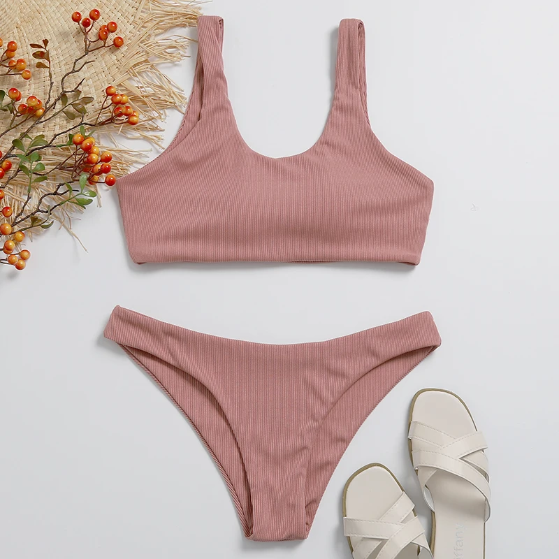 Best Selling Custom Swimwear Two Pieces Pink Solid Swimming Costume Swimsuit Women Sport
Best Selling Custom Swimwear Two Pieces Pink Solid Swimming Costume Swimsuit Women Sport