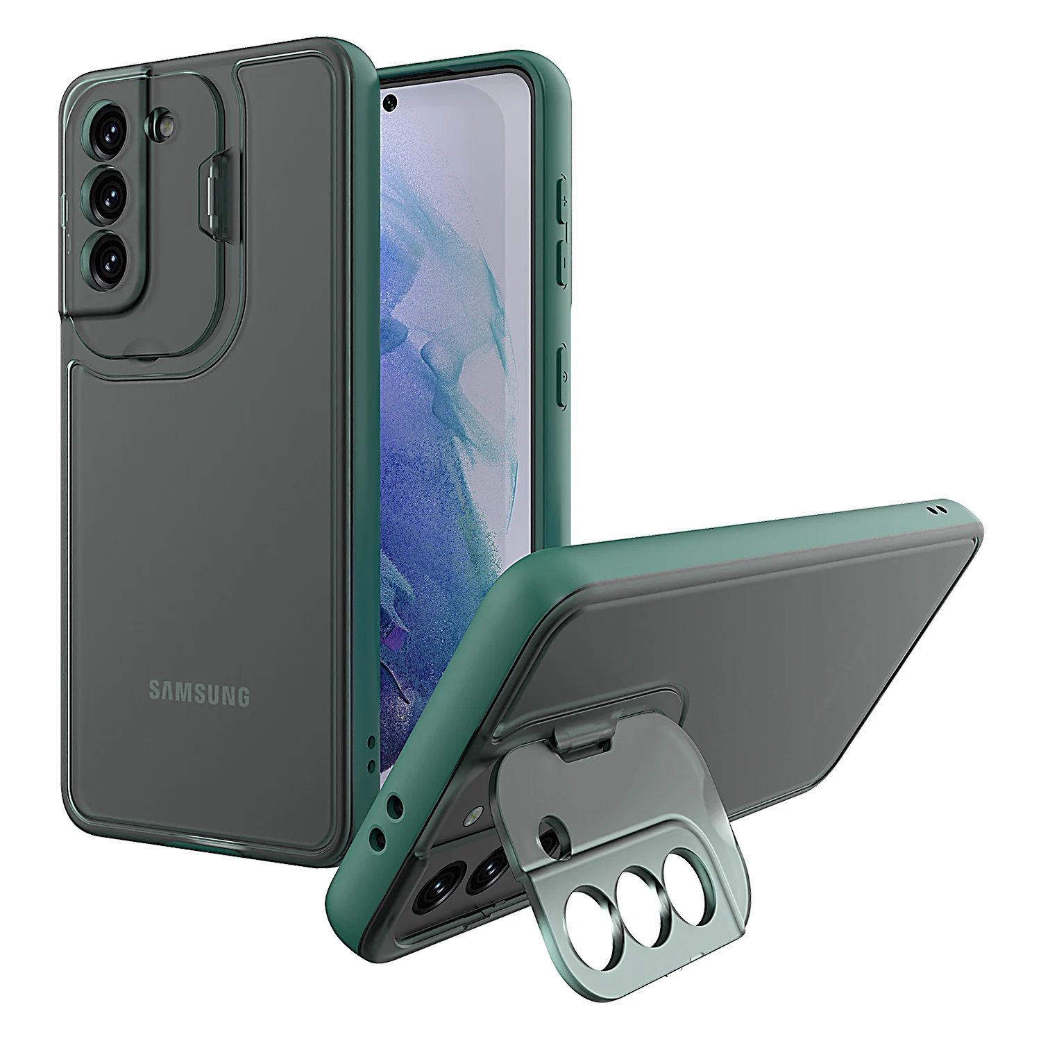 New Product Folding Brackect Kickstand Camera Protection 2 In 1 Mobile Cover Transparent Phone Case For iPhone12, 4 colors
New Product Folding Brackect Kickstand Camera Protection 2 In 1 Mobile Cover Transparent Phone Case For iPhone12, 4 colors