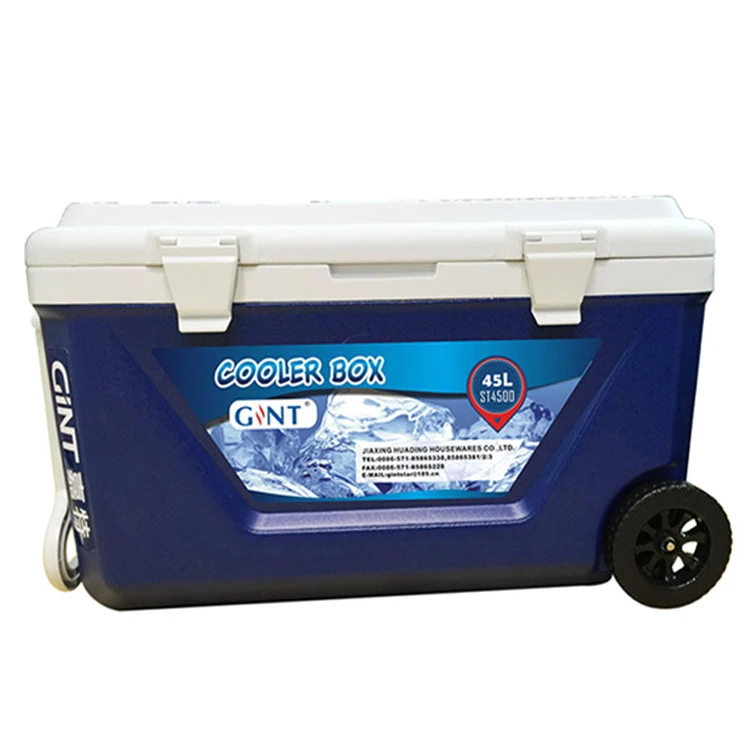 High Quality Long term insulated 45L Outdoor Ice Box Customized Color and Logo Pu form cooler box with wheel
High Quality Long term insulated 45L Outdoor Ice Box Customized Color and Logo Pu form cooler box with wheel