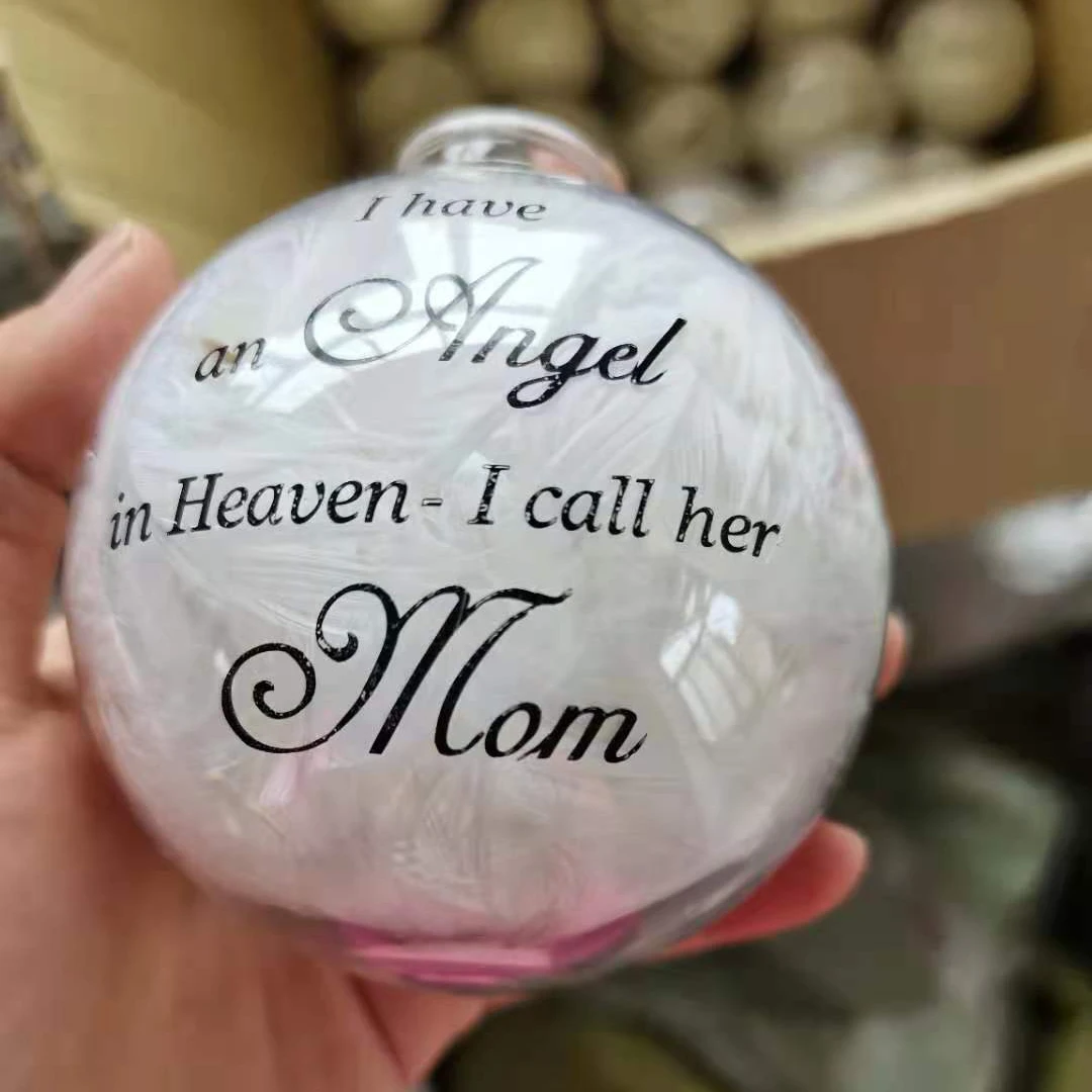 RTS Clear My Heart Is In Heaven Heaven Angel Memorial Decoration Pendant Family Name Christmas Tree Decoration Ornament
RTS Clear My Heart Is In Heaven Heaven Angel Memorial Decoration Pendant Family Name Christmas Tree Decoration Ornament