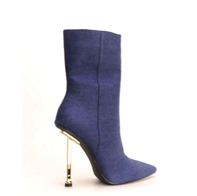 Hot sale products beautiful high heel trendy ankle walker boots for women, Custom made
Hot sale products beautiful high heel trendy ankle walker boots for women, Custom made