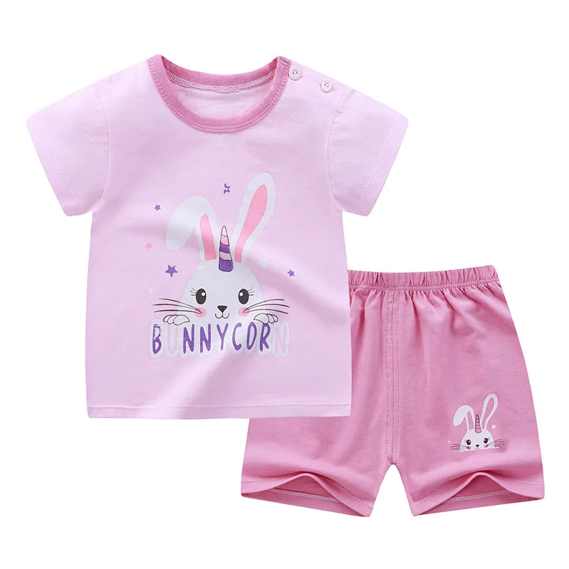 Spring and summer newborn boy girl clothing suit short-sleeved breathable baby air-conditioned clothing printed cartoon, Picture
Spring and summer newborn boy girl clothing suit short-sleeved breathable baby air-conditioned clothing printed cartoon, Picture