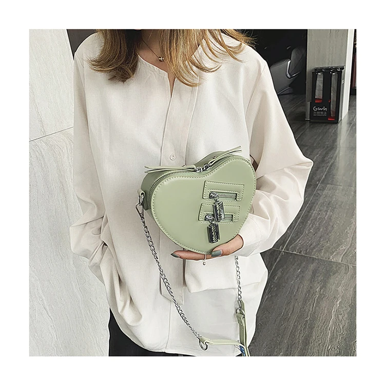 2021 Newest fashion Popular Heart Shape Shoulder Bag Women Chain Crossbody Bags Women Ladies RTS Handbags, Customized color
2021 Newest fashion Popular Heart Shape Shoulder Bag Women Chain Crossbody Bags Women Ladies RTS Handbags, Customized color
