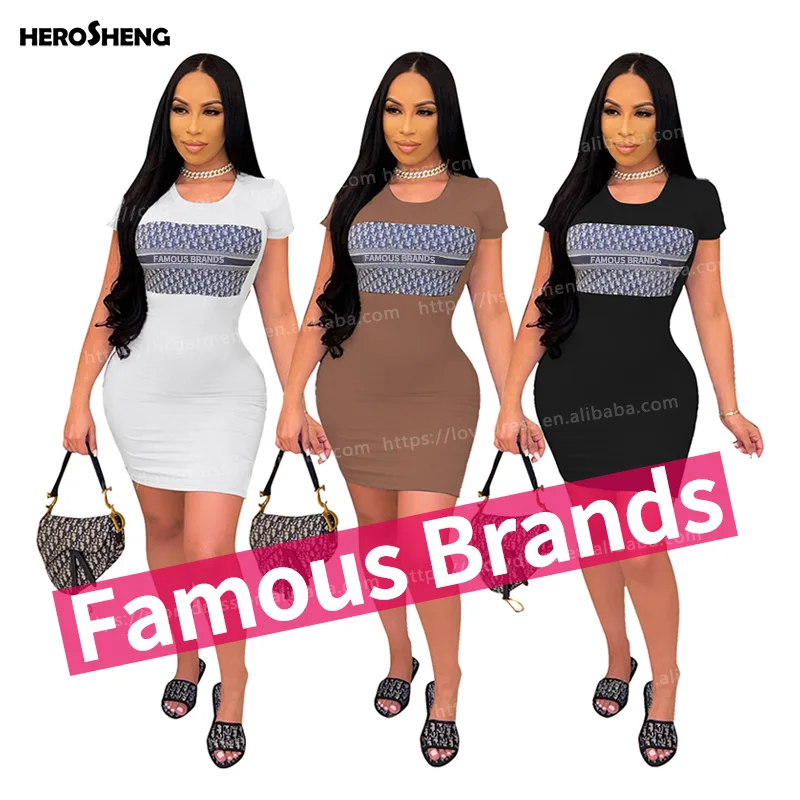 2021 Famous Brands designer clothes summer short sleeves solid color casual dress outfit sports neck ladies women girls dress
2021 Famous Brands designer clothes summer short sleeves solid color casual dress outfit sports neck ladies women girls dress