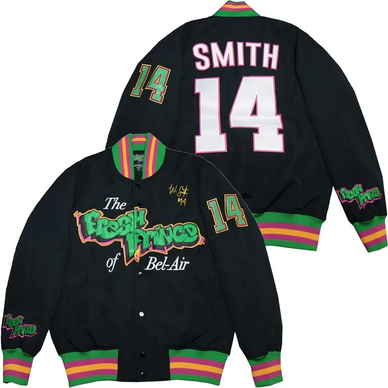 FRESH PRINCE JAZZY JEFF black JACKET Polyester Satin mens button up autumn loose coat jackets Bomber Jacket Biker Coat Stylish, As picture
FRESH PRINCE JAZZY JEFF black JACKET Polyester Satin mens button up autumn loose coat jackets Bomber Jacket Biker Coat Stylish, As picture