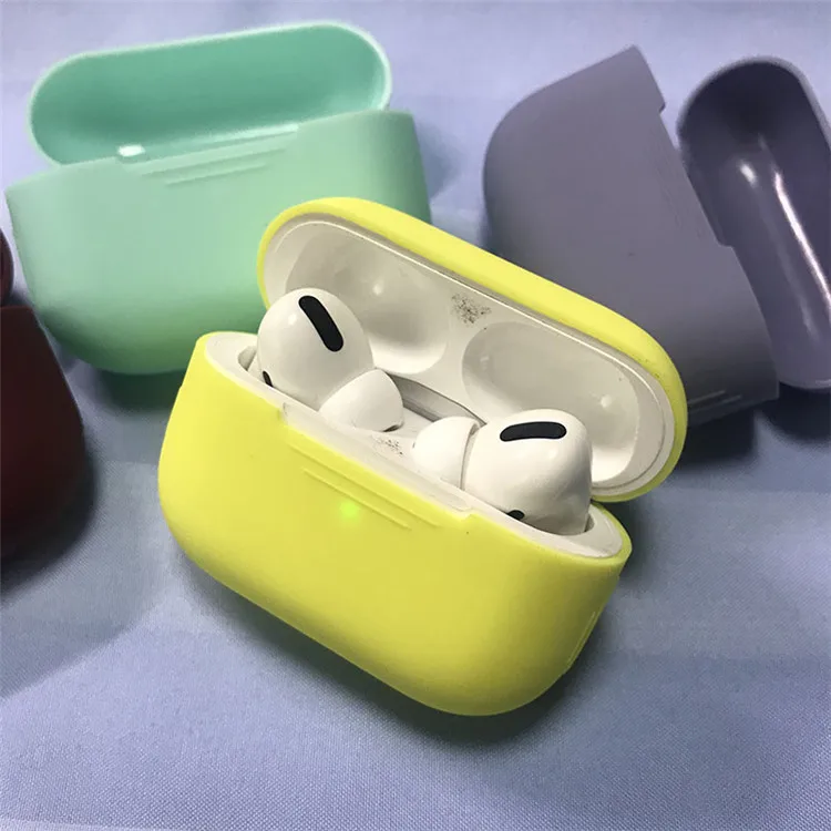 Factory wholesale solid candy color earphone protective design case silicone airpods case cover for airpods pro 3
Factory wholesale solid candy color earphone protective design case silicone airpods case cover for airpods pro 3