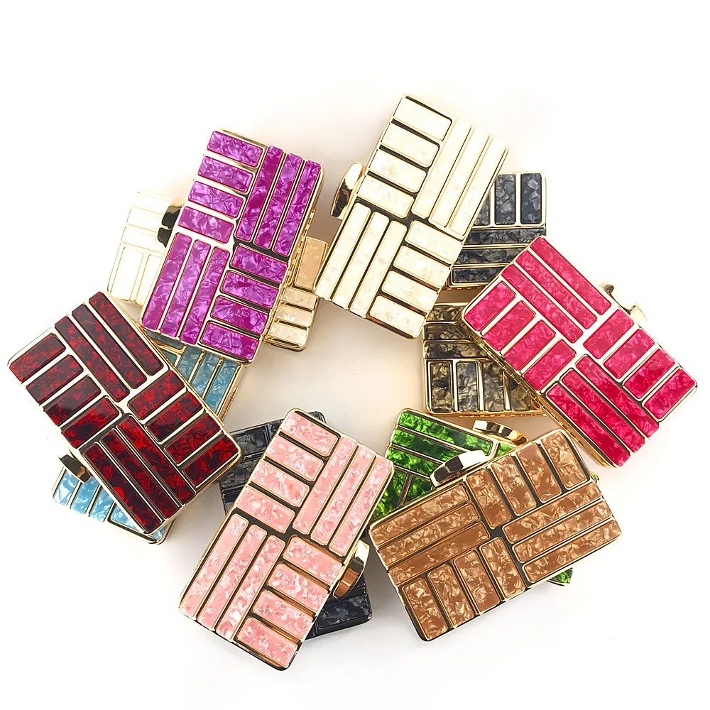 2021 Amazon hot women clutch wedding wish evening dinner colorful bag acrylic hardware splicing women evening bag
2021 Amazon hot women clutch wedding wish evening dinner colorful bag acrylic hardware splicing women evening bag