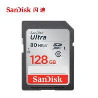 

Wholesale SanDisk Ultra Memory Card 128GB 16GB 32GB 64GB SD Card Class10 80M/S C10 For Camera
