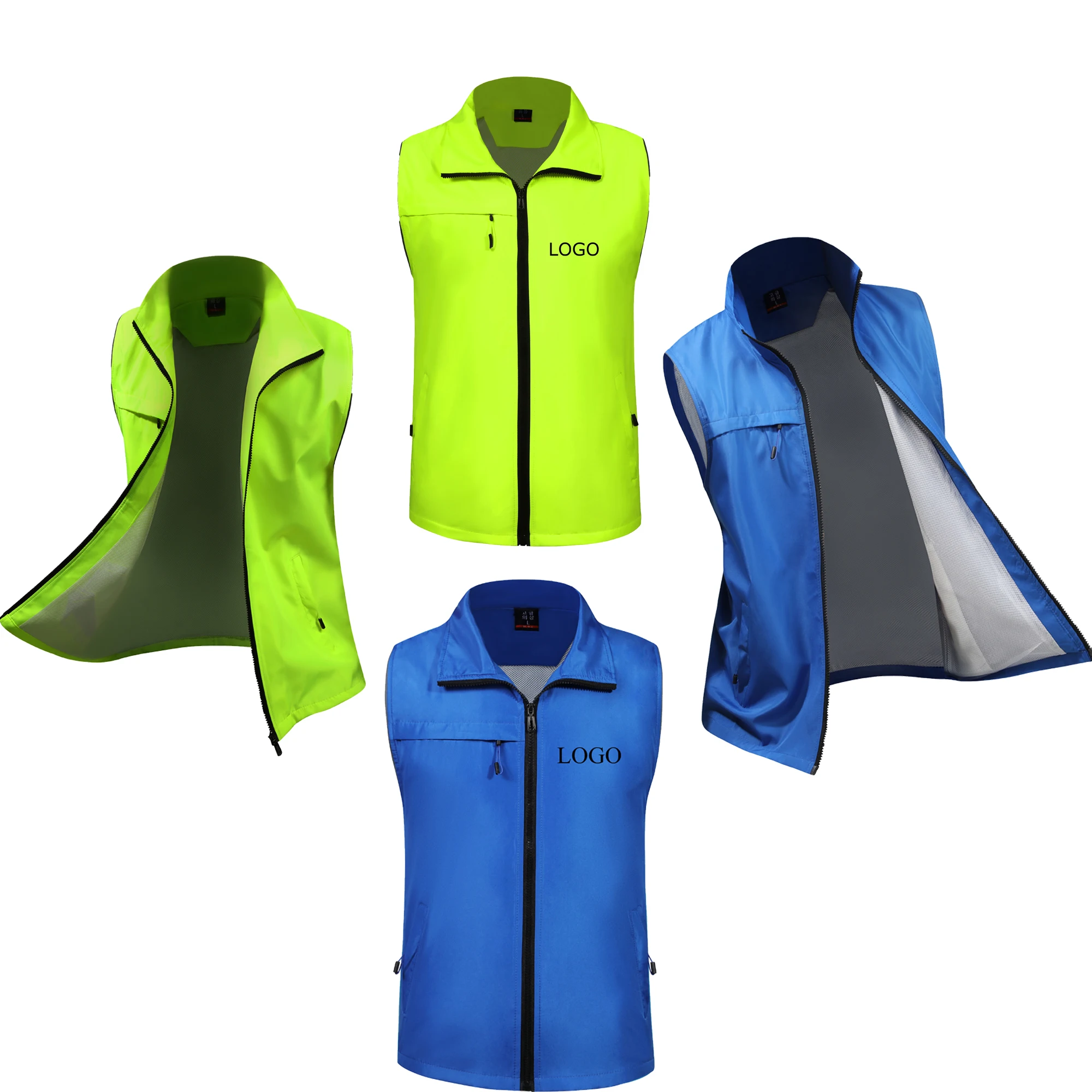 Custom Logo Wholesale Composite Double Cuff Reflective Stripe Ture Pocket Waistcoat veste homme men's vests, Customized color
Custom Logo Wholesale Composite Double Cuff Reflective Stripe Ture Pocket Waistcoat veste homme men's vests, Customized color