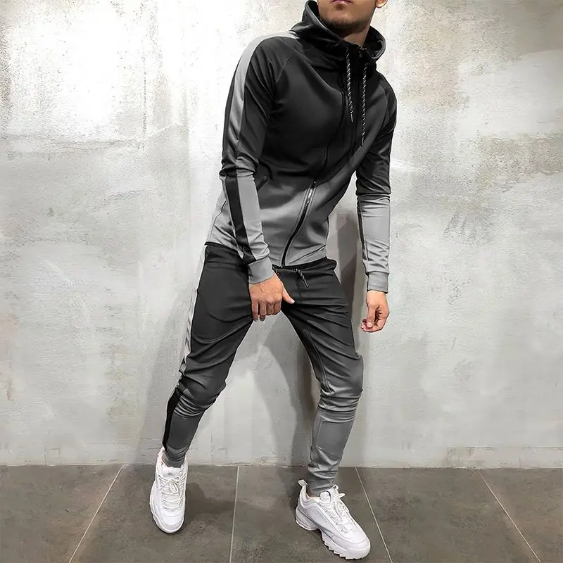 Hot Sale Autumn Winter Fashion Hip Hop Mens Long Sleeve Quick Dry Sports Joggers Fitness Zipper Hooded Tracksuit Sweatsuit Sets
Hot Sale Autumn Winter Fashion Hip Hop Mens Long Sleeve Quick Dry Sports Joggers Fitness Zipper Hooded Tracksuit Sweatsuit Sets