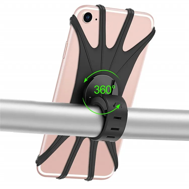 360 Rotatable Silicone Phone Holder for IPhone Samsung Xiaomi Universal Motorcycle Cell Phone Holder Bike Handlebar Stand, Black,blue,yellow,green,grey,orange
360 Rotatable Silicone Phone Holder for IPhone Samsung Xiaomi Universal Motorcycle Cell Phone Holder Bike Handlebar Stand, Black,blue,yellow,green,grey,orange