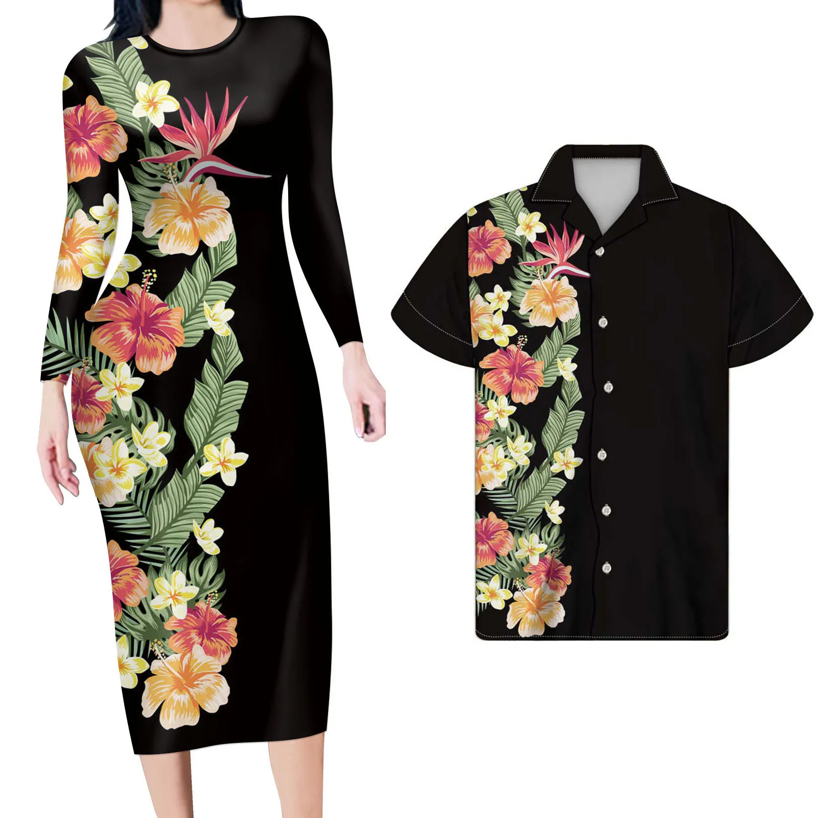 Bodycon dress Matching Clothes Couples Polynesian set casual dresses flower and men shirts Island style cool, Customized color
Bodycon dress Matching Clothes Couples Polynesian set casual dresses flower and men shirts Island style cool, Customized color