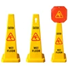 High Quality PP Warning Wet floor Plastic Attention Traffic Sign