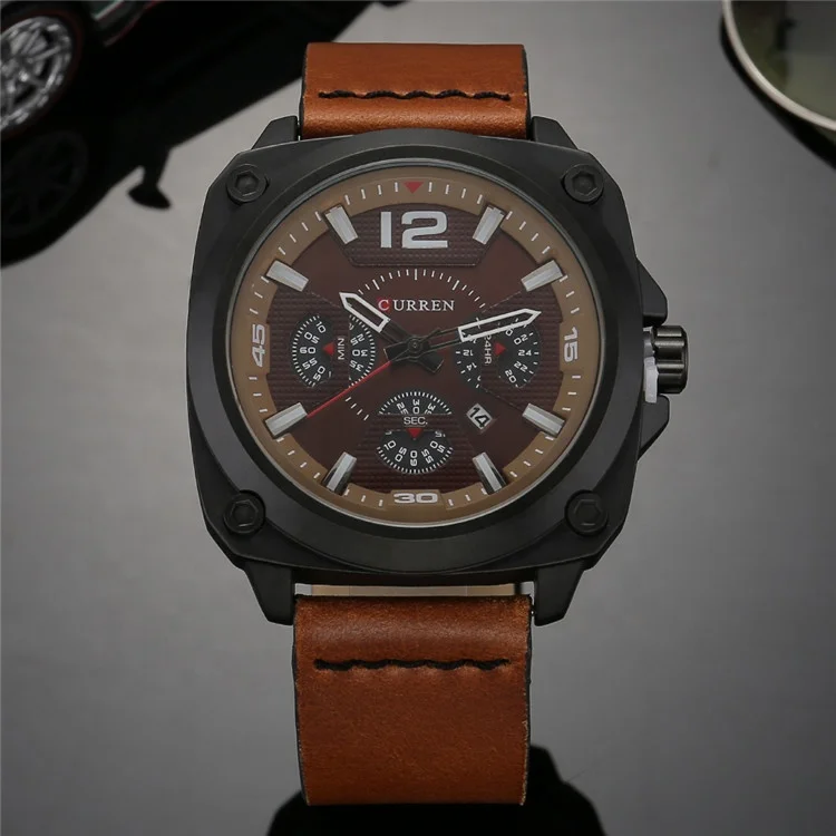 CURREN 8260 Mens Watches Brand Luxury Men Quartz-Watches Luxury Watches Army Military Sports Men Wristwatch Relogio Masculino
CURREN 8260 Mens Watches Brand Luxury Men Quartz-Watches Luxury Watches Army Military Sports Men Wristwatch Relogio Masculino