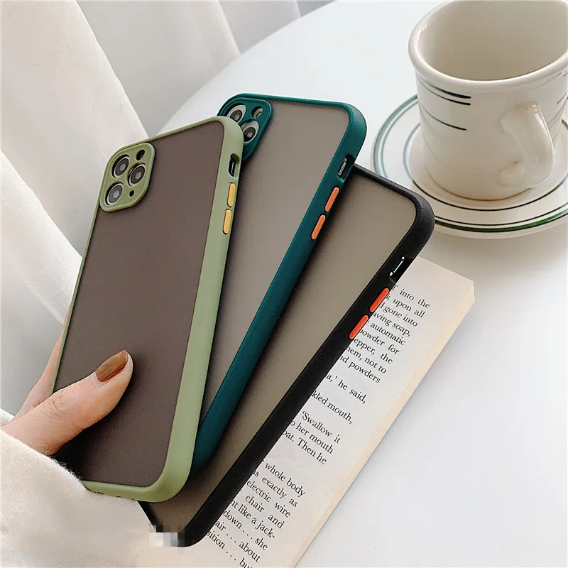 Camera Protection Bumper Phone Cases For iPhone 13 12 11 Pro Max XR XS Max X 8 7 Matte Translucent Shockproof Back Cover
Camera Protection Bumper Phone Cases For iPhone 13 12 11 Pro Max XR XS Max X 8 7 Matte Translucent Shockproof Back Cover