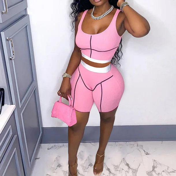 FS3128D Women summer sports wear Biker Shorts Outfits Sweat Suit Jogging 2 Piece shorts Sets
FS3128D Women summer sports wear Biker Shorts Outfits Sweat Suit Jogging 2 Piece shorts Sets