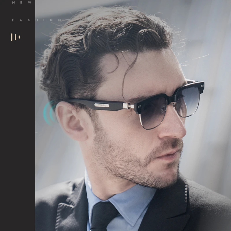 COOYEE01 Bone Conduction Smart Glasses with Bluetooth glasses support Lens customization
COOYEE01 Bone Conduction Smart Glasses with Bluetooth glasses support Lens customization