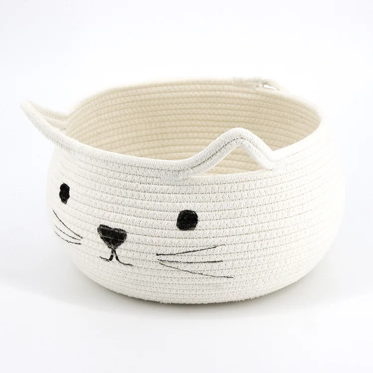 Children's toys with animal pattern cotton rope basket bathroom folding basket dirty clothes storage basket, Customized color
Children's toys with animal pattern cotton rope basket bathroom folding basket dirty clothes storage basket, Customized color