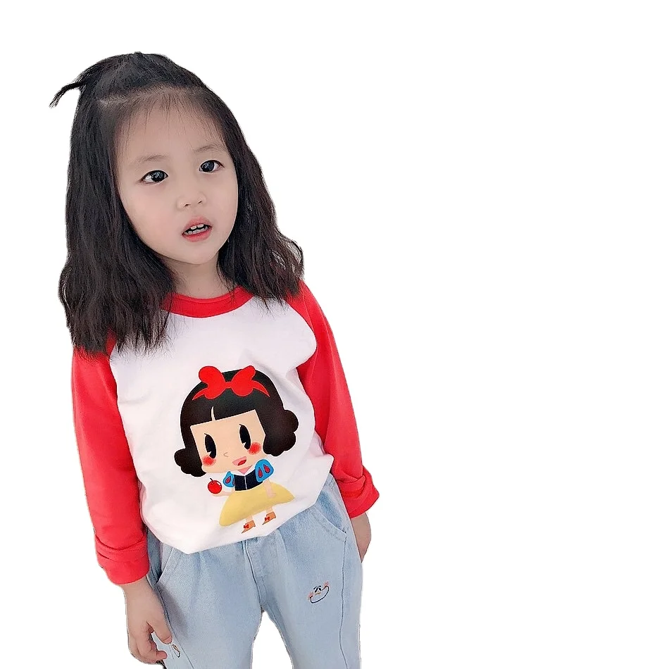 Children Korean style printed cartoon top for boys and girls with matching color T shirts baby top of wholesale, As pic shows, we can according to your request also
Children Korean style printed cartoon top for boys and girls with matching color T shirts baby top of wholesale, As pic shows, we can according to your request also