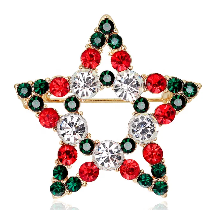 Free shipping Christmas Brooch Rhinestone Star Brooch Crystal Christmas Crystal Brooch Pin, Nuti-color
Free shipping Christmas Brooch Rhinestone Star Brooch Crystal Christmas Crystal Brooch Pin, Nuti-color